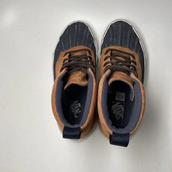 Vans SK8-HI DEL PATO MTE Ginger Navy Shoes 721454 Duck Scotchgard M 8 Women 9.5 - Picture 5 of 8